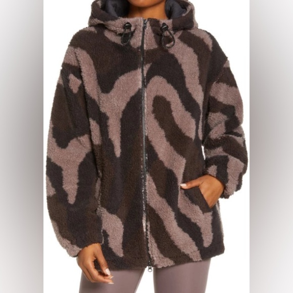 Zella Cloud Soft Fleece Hooded Jacket